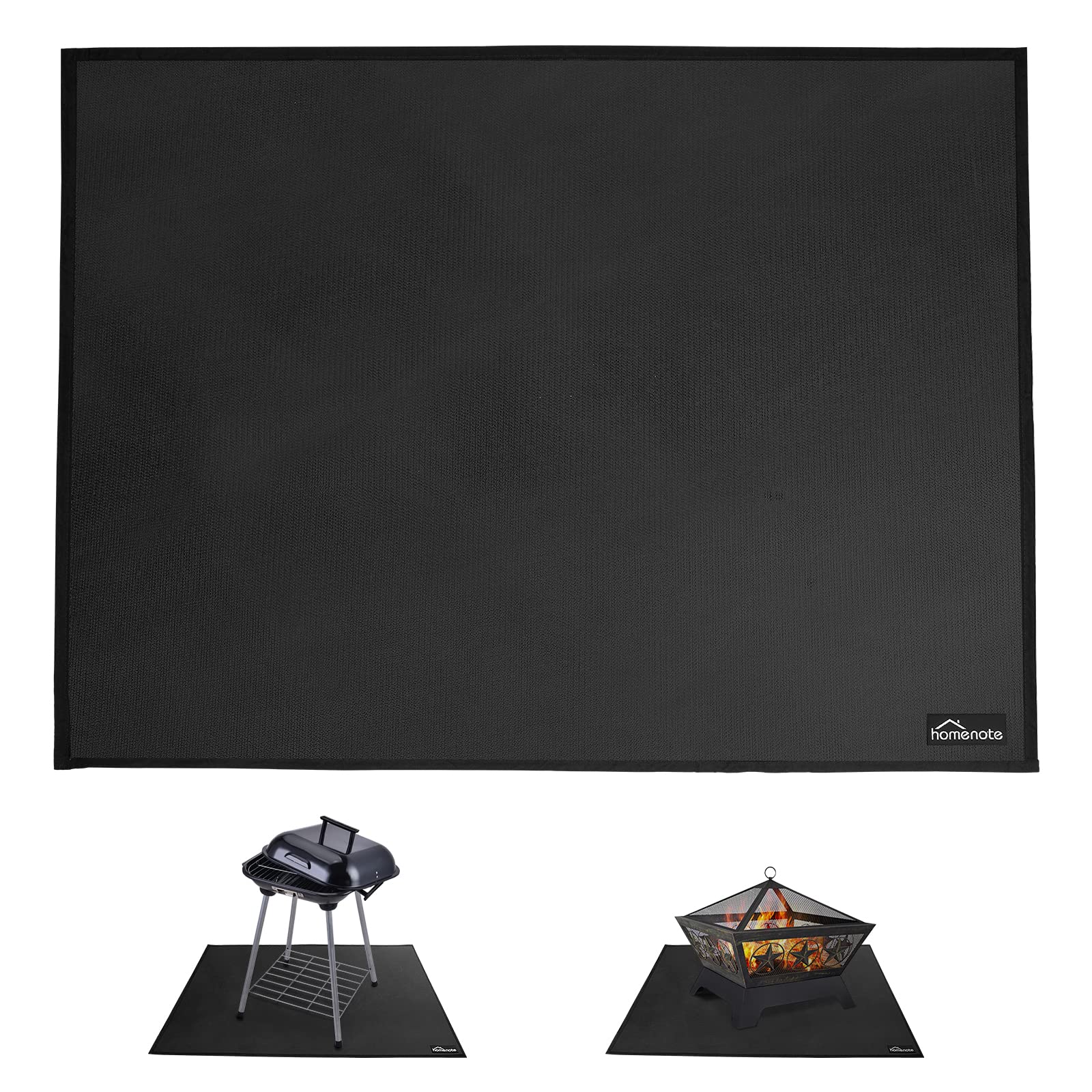 Buy homenote Medium Under Grill Mat & Fire Pit Mat, 36"x 48" Deck Patio