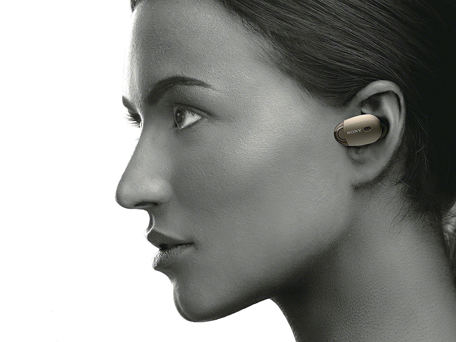 Sony Wf 1000x Wireless Bluetooth Overhead Headphones Gold Pack 1