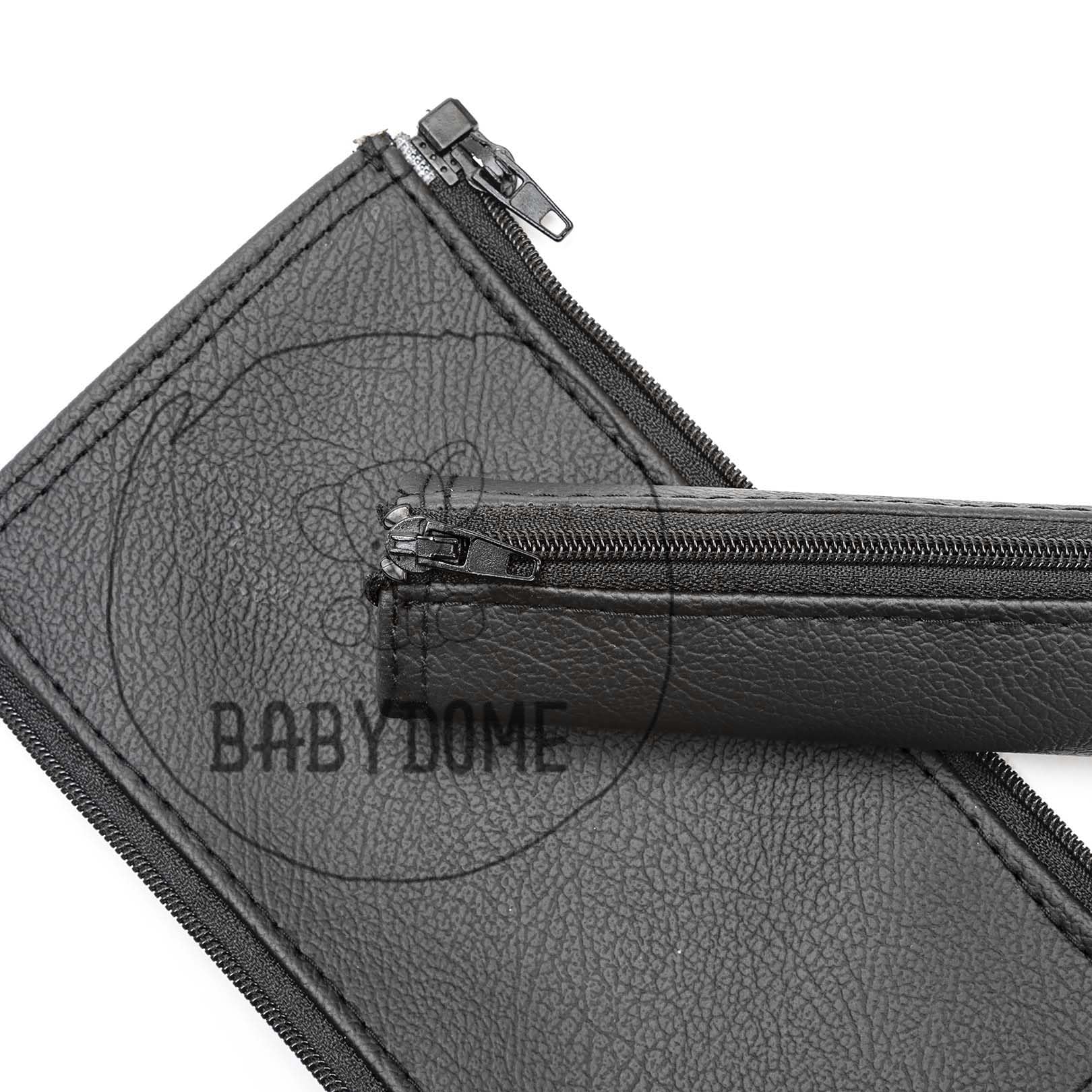 Coprimanubrio compatibile con Bugaboo Fox 1,2,3 e Dragonfly. Realizzato a mano in ecopelle di prima qualità. Resistente al sole, all'usura e allo sbiadimento. Colore nero.
