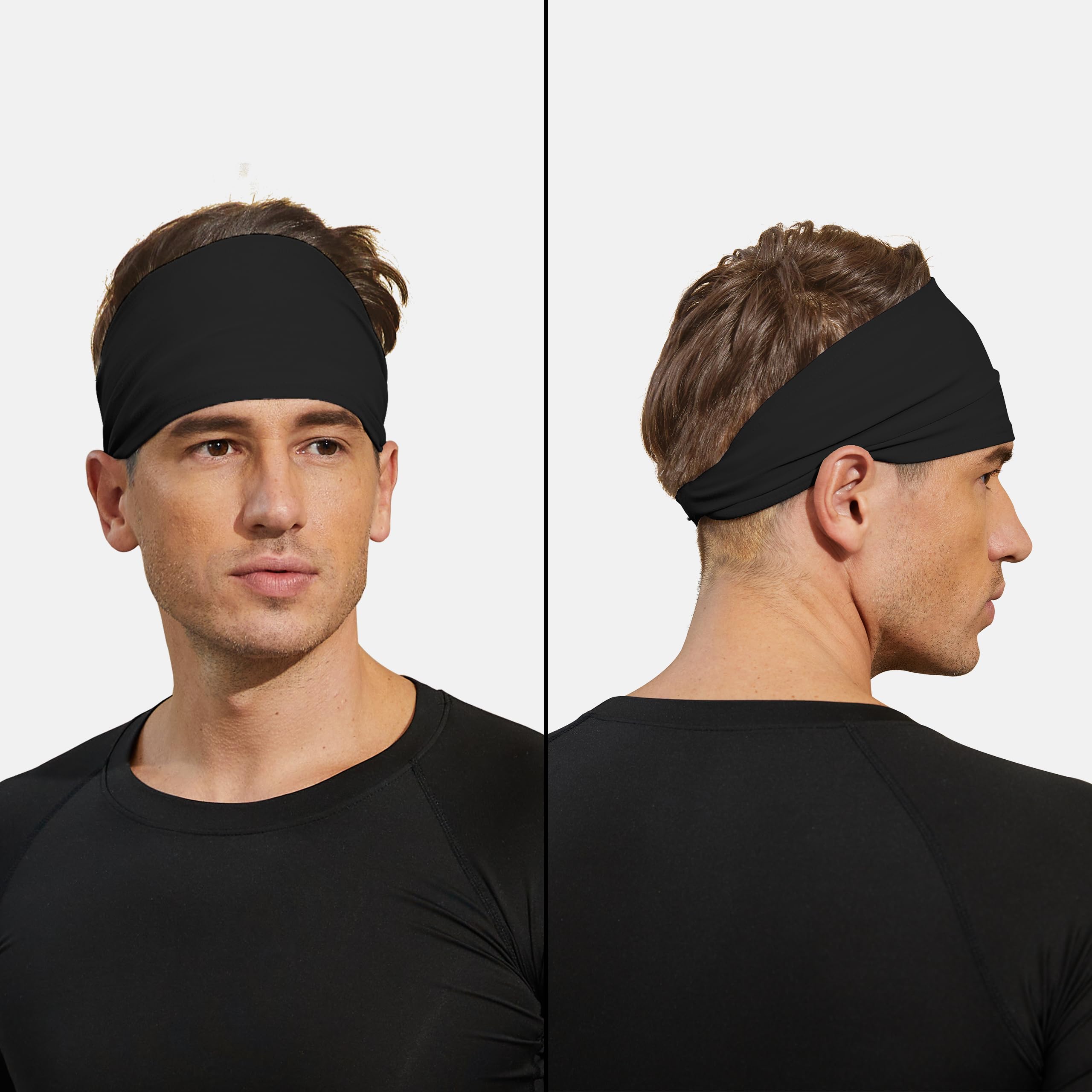 VIMPEP Men's Sports Headbands Sweatband Workout Headband DE TJ001
