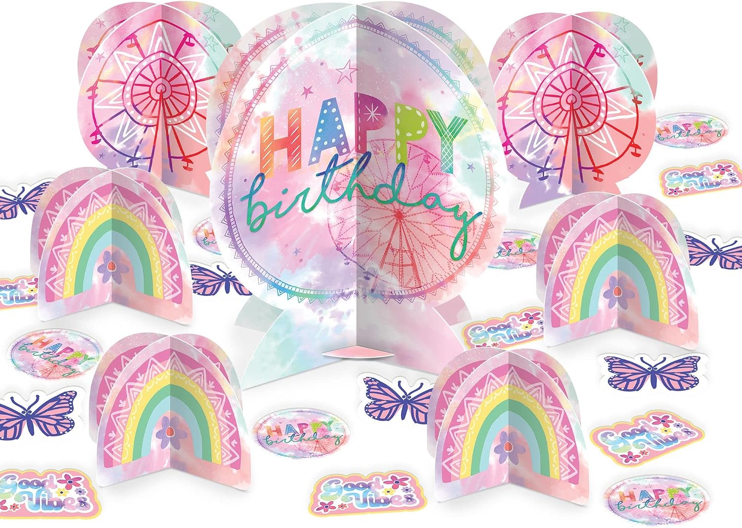 31-Piece Festival Fun Table Centerpiece Decorating Kit | 1 Pack