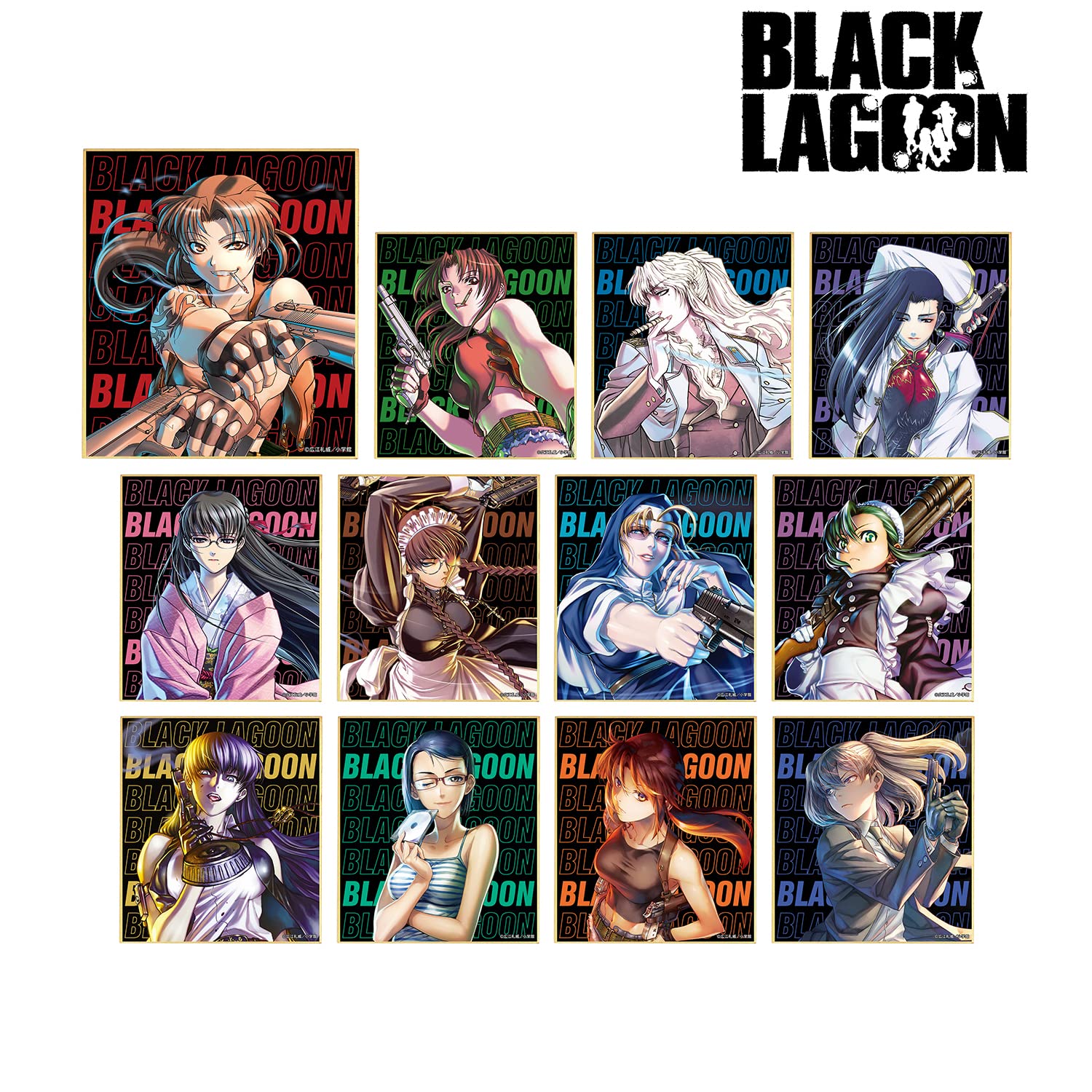 【新品未展示品】メタライズアート　ブラックラグーン　ラグーン商会　集合 A BLACK LAGOON（ブラックラグーン）』 メタライズアート : GX ONLINE