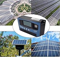 Vista 7 de Controlador de carga solar MPPT 30A 12V/24V Auto Focus Tracking Regulador de panel solar con pantalla LCD Controlador de carga de puerto USB dual