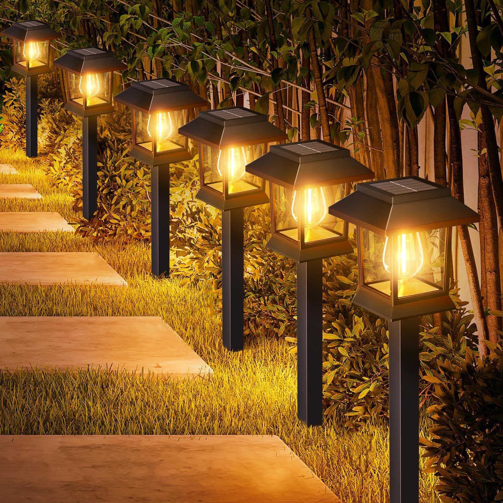 Lampada Da Giardino Solare A Led Esotec, Design Rattan, Colore Luce Calda 3500K, Altezza 50cm. Illumina Con Stile!
