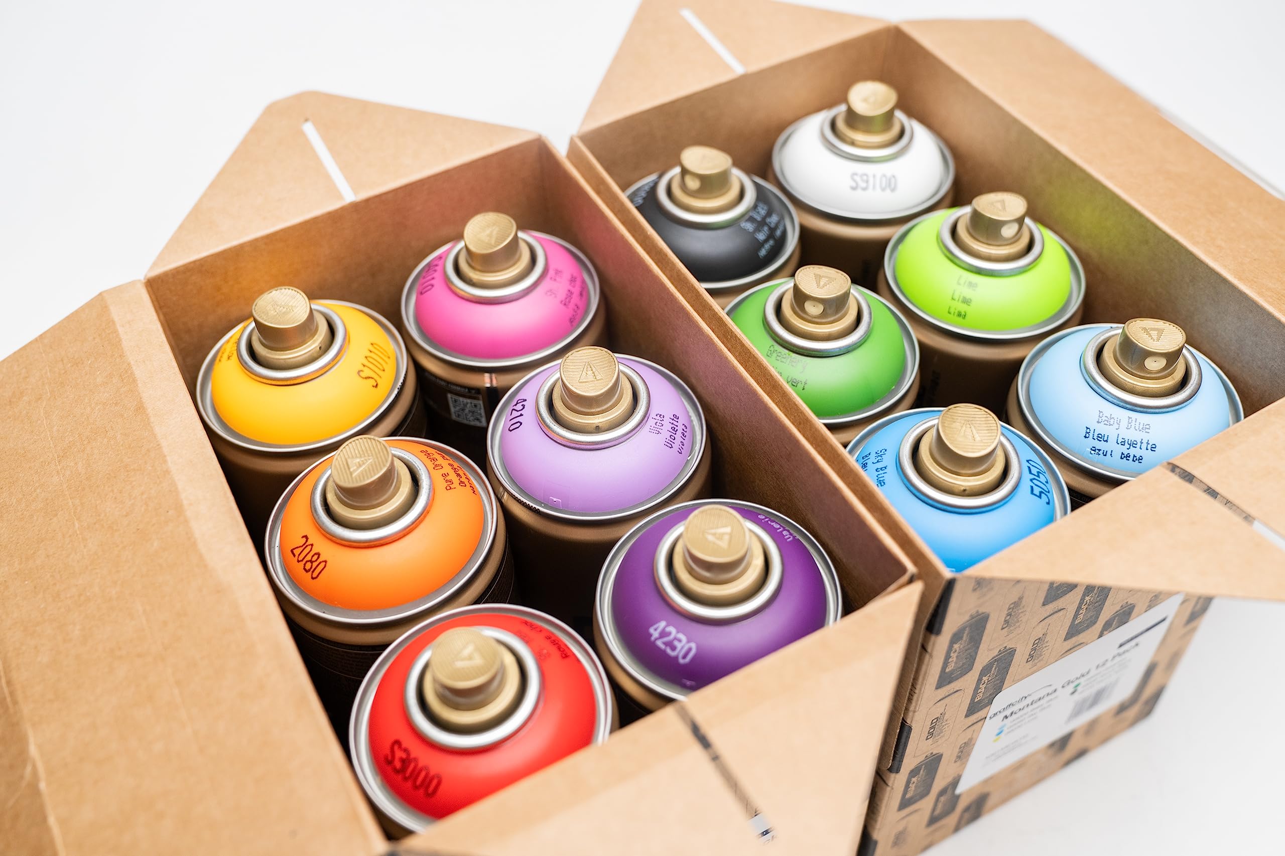 Montana Gold Spray Paint 12 Pack