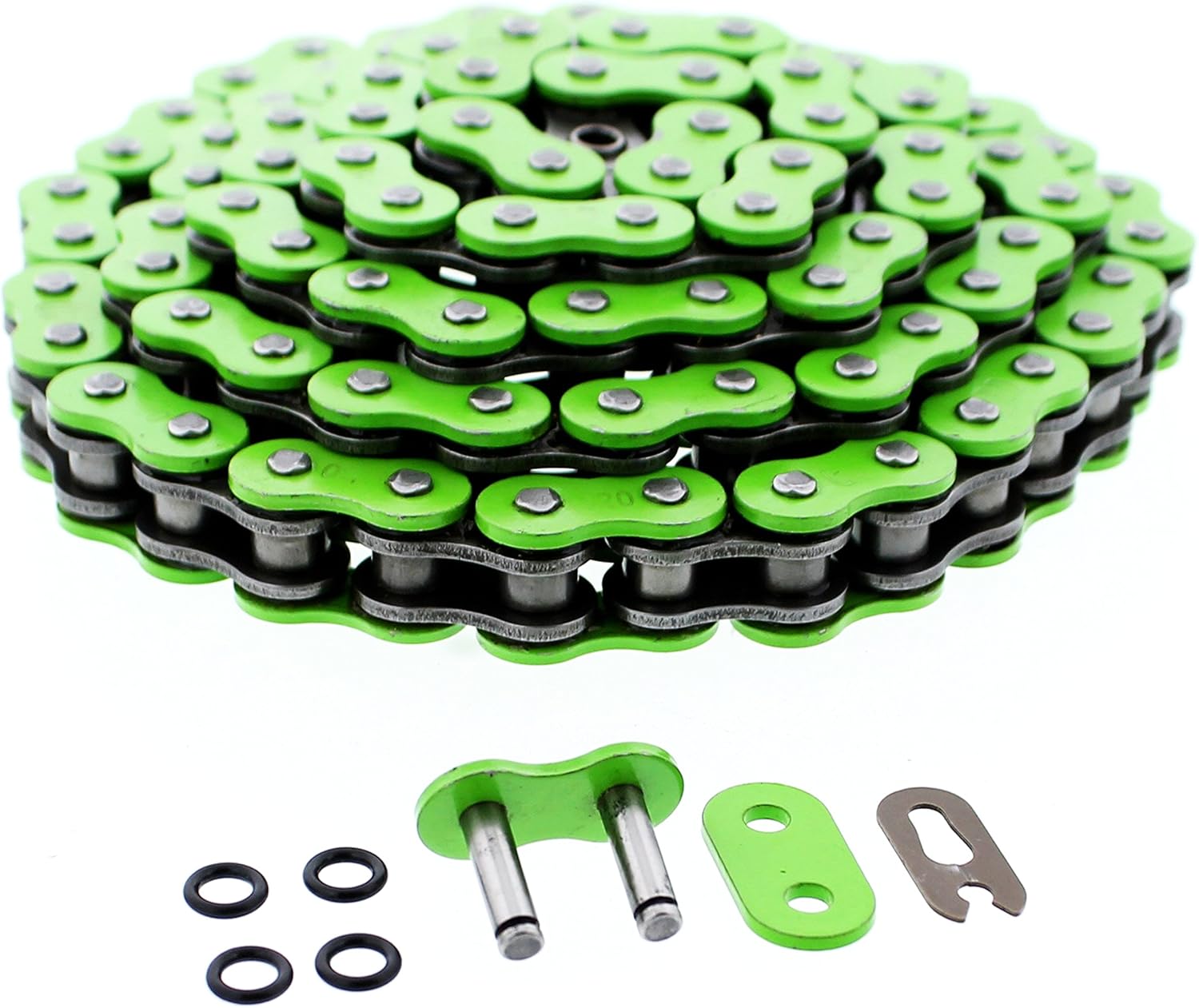 Chain for Kawasaki Mojave 250 KSF250 1987-2004 Green O-Ring Chain 520-90L