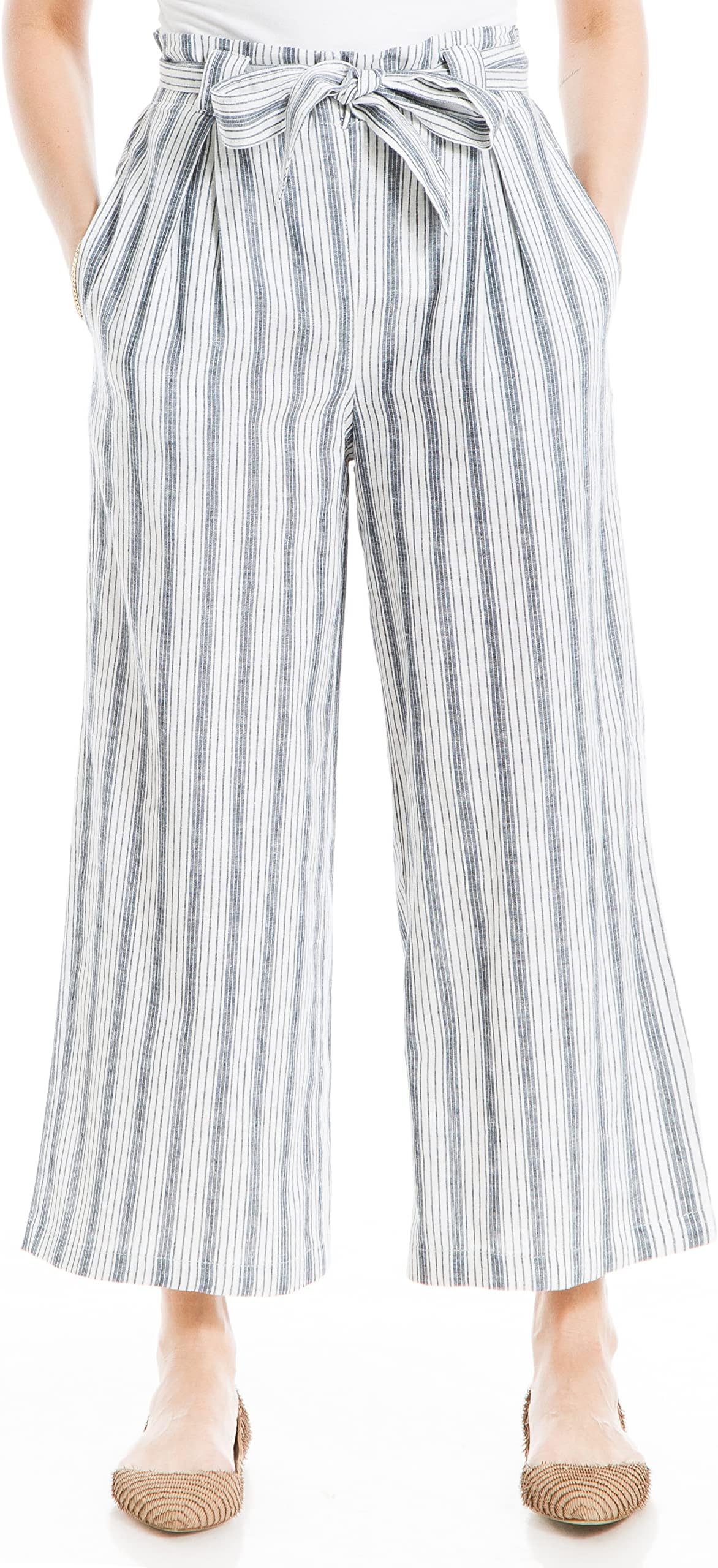 old navy blue and white striped pants