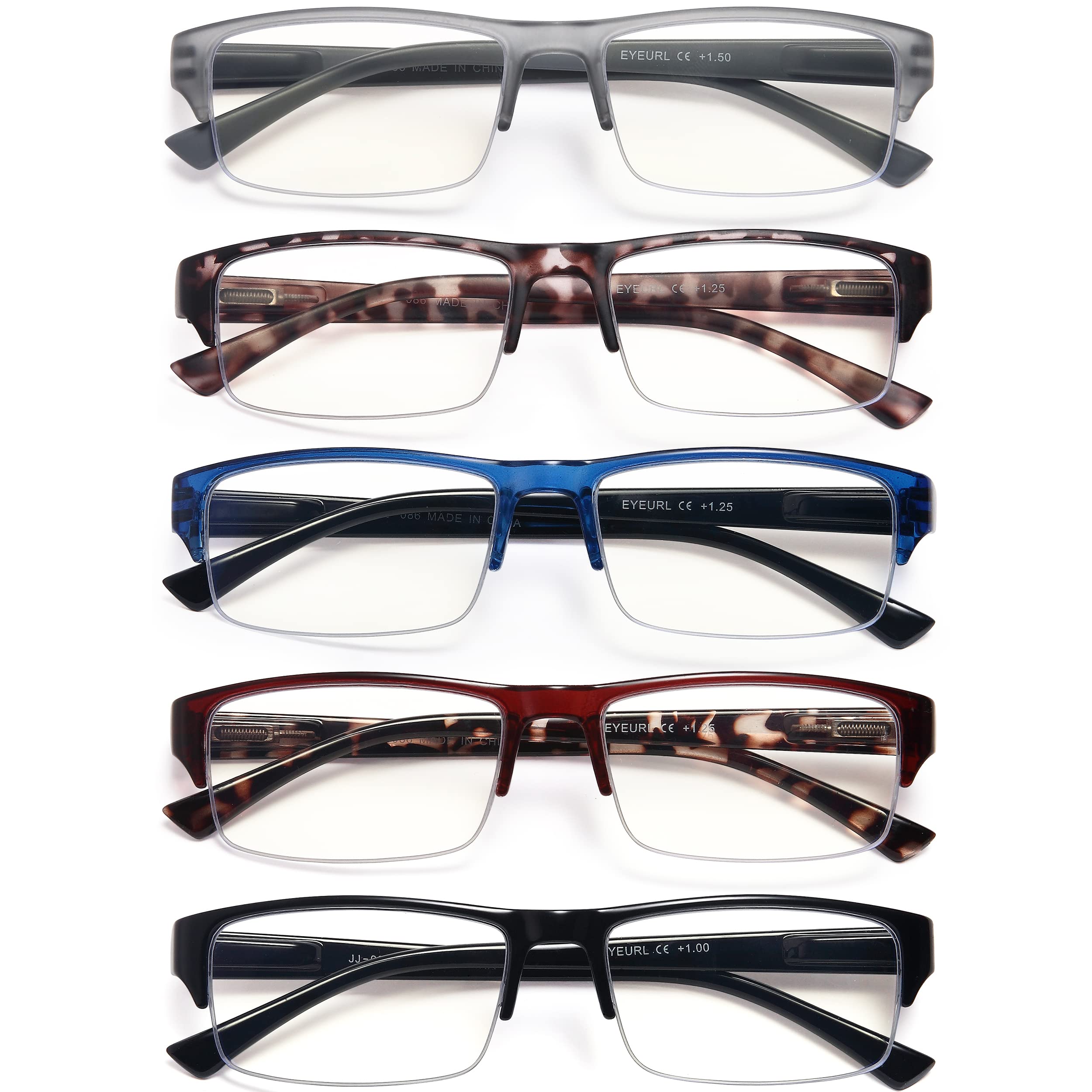 YTDBNS 5Pack Reading Glasses Blue Light Blocking For Men Women Reader