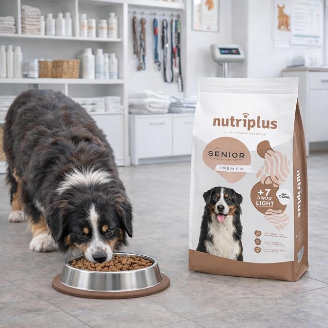 Foto 3 de 7 de NUTRIPLUS - Pienso para Perros Adultos Esterilizados y Senior - Control de Peso y Salud Articular