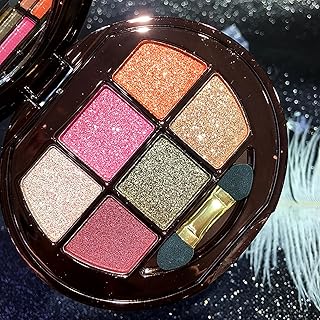 Paleta de sombras de ojos con purpurina, 6 co...