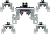 XCEL Blade Drive Lever Assembly Replacement, 3 Pack, Compatible with Select Andis AGC, AGR, BG and 5-Speed Grooming Clippers