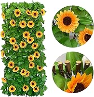 Vista 3 de Pantalla de Privacidad de Valla Expandible para Balcón Patio Exterior, Panel Decorativo de Cercado de Hiedra Artificial, Setos Artificiales