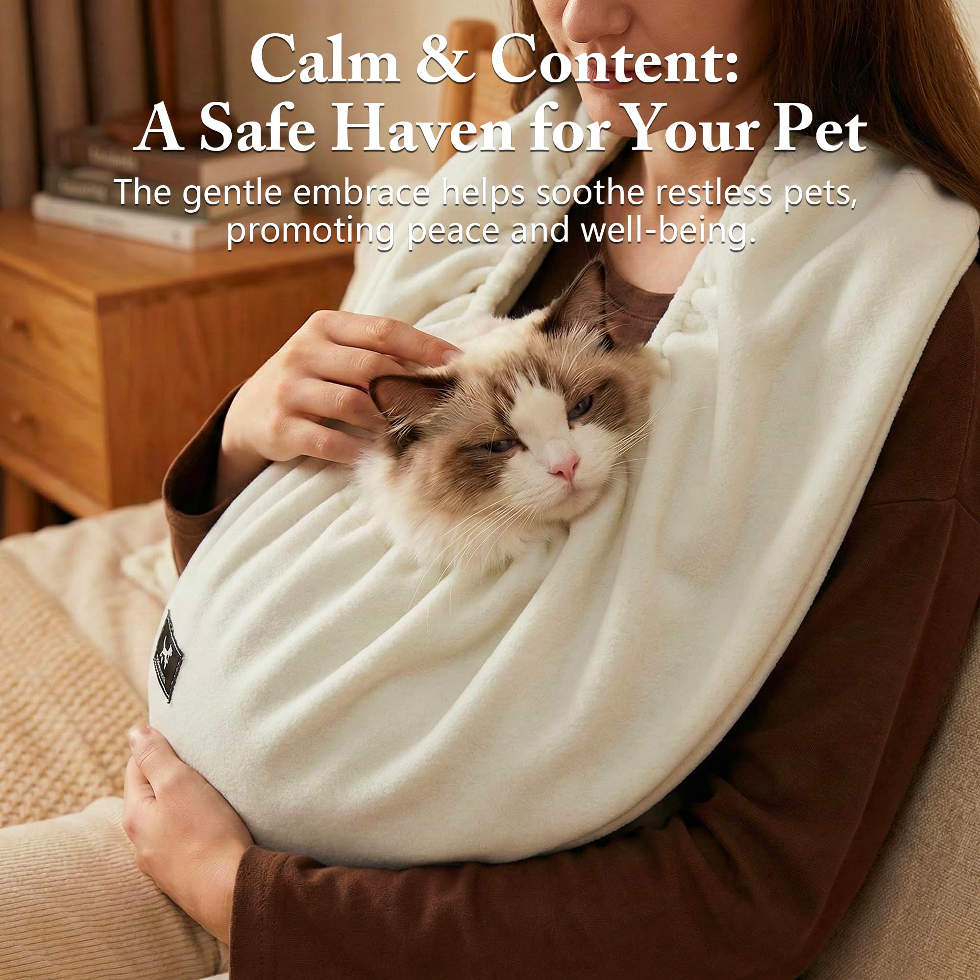 Sac de transport pour chat en bandoulière, porte-bébé pour animaux de compagnie mains libres pour petits chiens et chats - Sac de transport Pubby pour chaton doux et respirant, poche