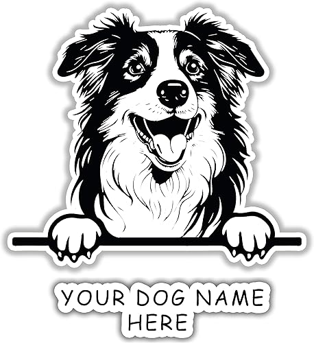 Miniatura 94 de Personaliza la calcomanía de mascota con el nombre de tu perro Calcomanías de mascotas dibujadas personalizadas para tu automóvil, camión, SUV