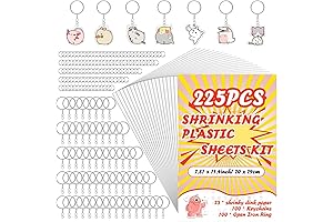 Unlimited Creative Expression with 225-Piece Shrinky Dink Kit