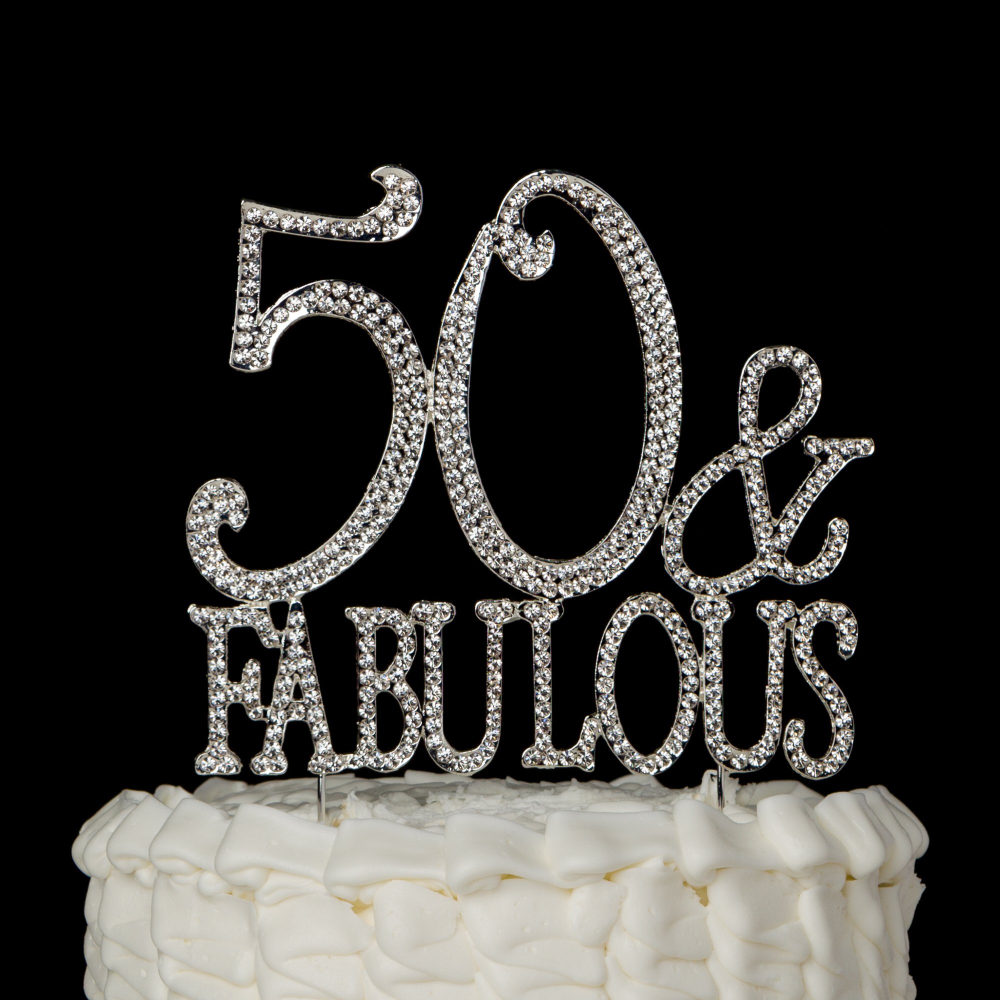 Anniversaire Femme 50 Décorations De Gâteau Happy Birthday