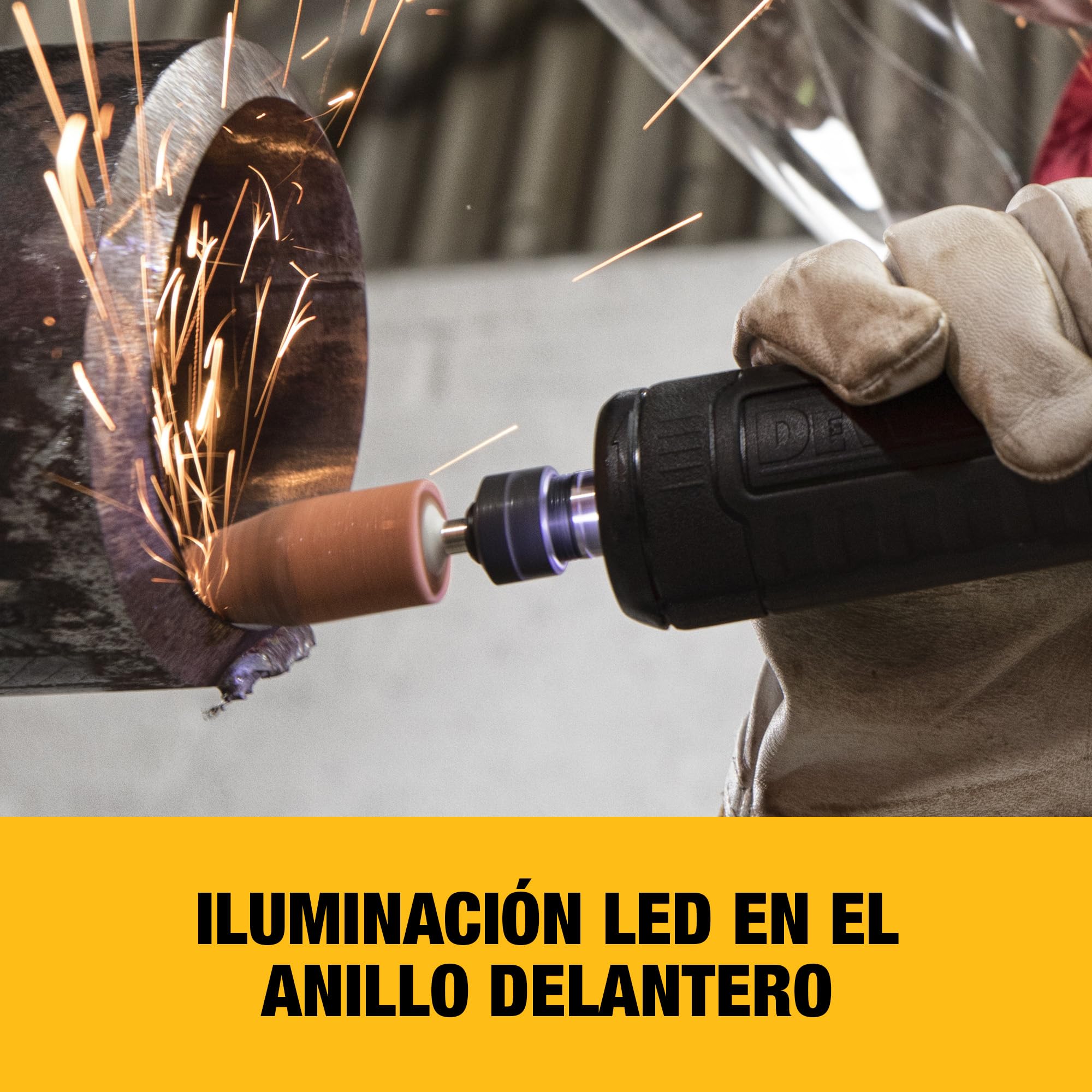 DEWALT Esmeriladora recta sin escobillas 18V XR, solo herramienta, DCG426N-XJ