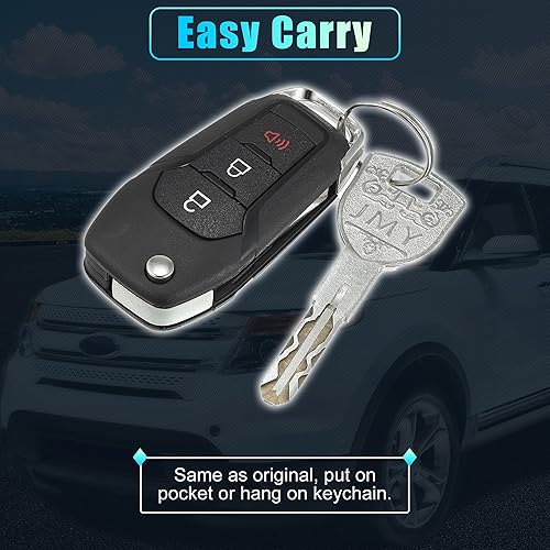 Miniatura 7 de X AUTOHAUX 315MHz N5F-A08TAA Reemplazo inteligente de proximidad sin llavero remoto para Ford F150 F250 F350 2015-2019 para F450 F550 2018-2019 para