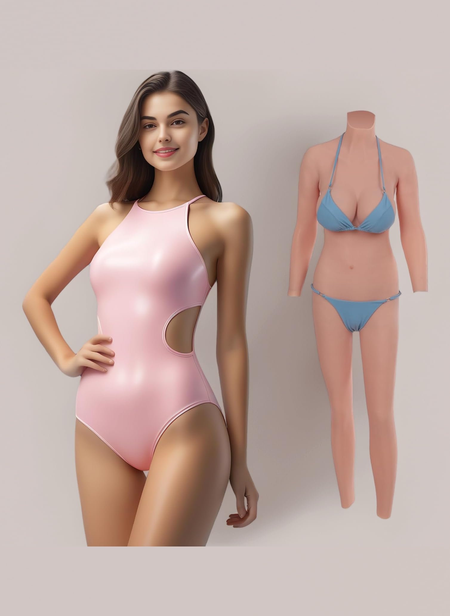 Body Suit Silicone Breast Mold