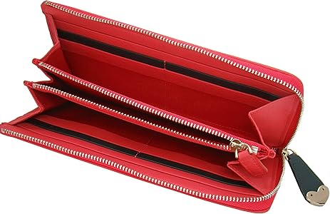 Amazon | [ポールスミス] ハートプル L字ファスナー 長財布 コーラル