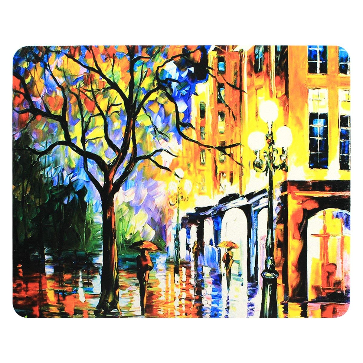 Mouse Mat for Gaming & Work - AQYLQ Mouse Pad with Fashion Design - Van Gogh Galaxy Starry Night