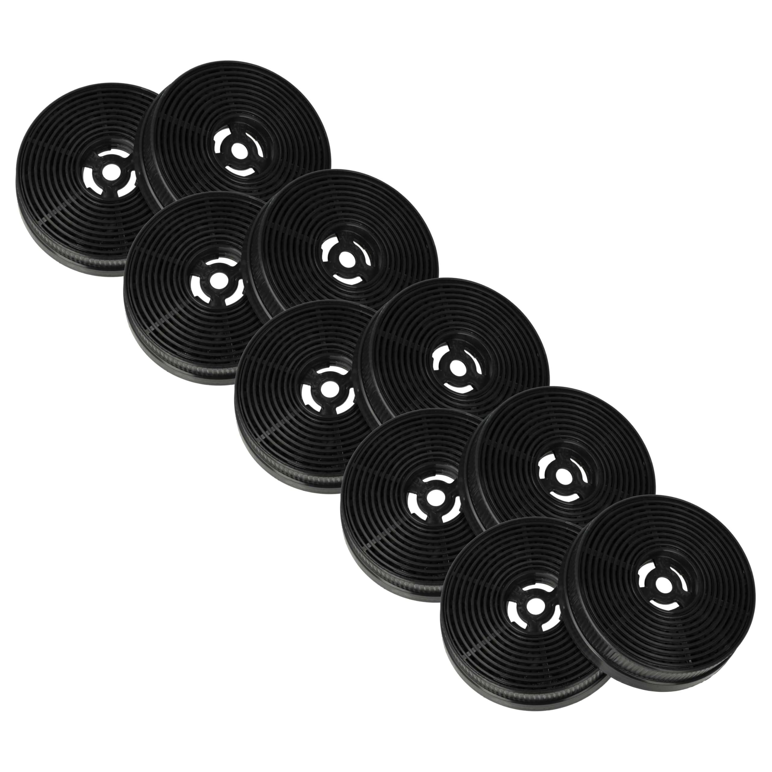 vhbw 10x Filtro a carboni attivi sostituisce PROKIRA PRCF140 per cappe aspiranti