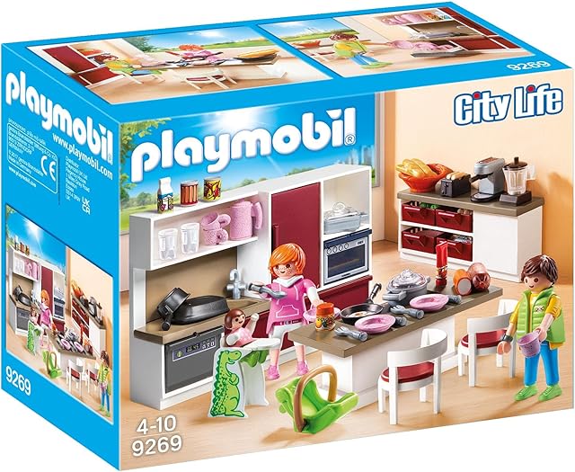 PLAYMOBIL City Life 9269 Duża rodzinna kuchnia, od 4 lat