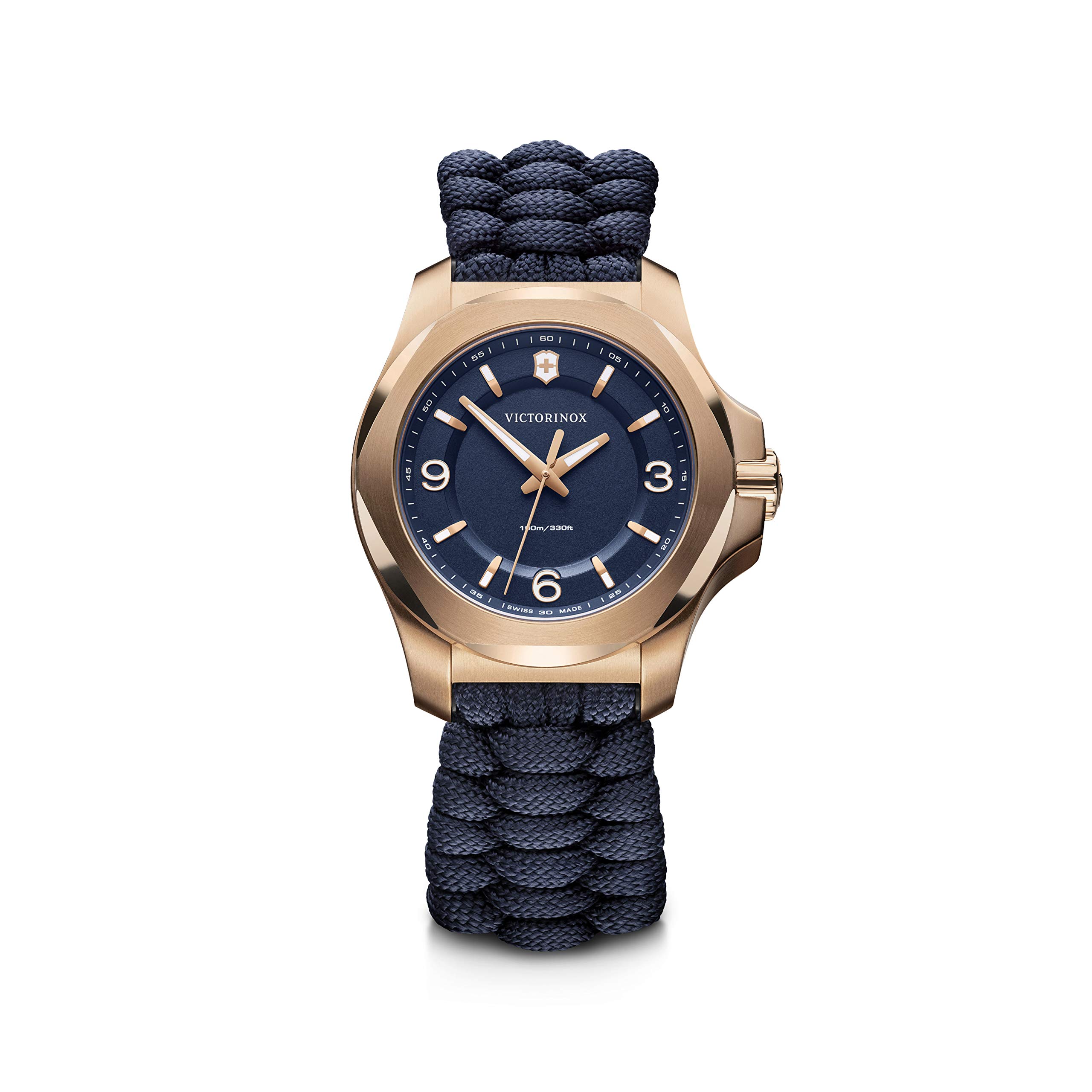 Victorinox I.N.O.X -V, Swiss Made Watch for Women, Blue Dial, Blue Paracord Strap, 37 mm, Quartz Movement, Wrist Watch for Casual and Sporty Wear | 241955 (B08VJM4L8S) Amazon Price History, Amazon Price Tracker