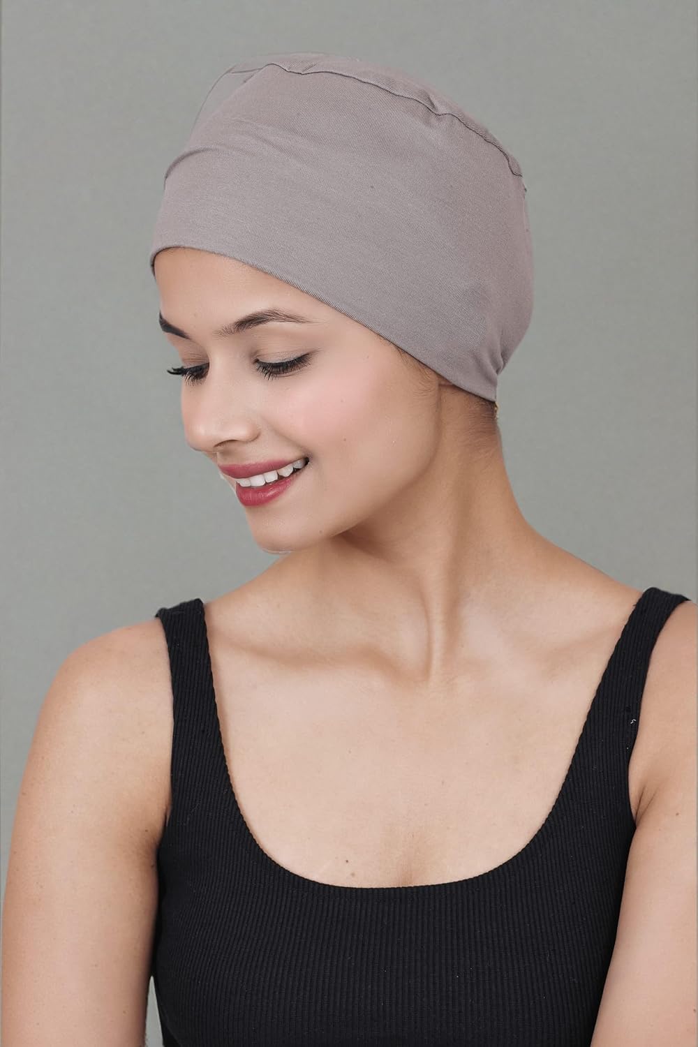 Chemo Hats Solid Sleep Cap Women's Bamboo Soft Headwear Cancer Cap Chemo Headwear Women - Image 10