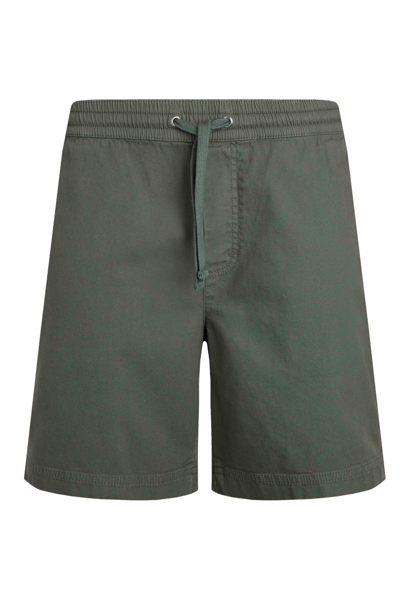 Weird Fish Weston Canvas Shorts Army Green Size 38