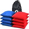ApudArmis All Weather Cornhole Bean Bags, Set of 8 Weather Resistant Corn Hole Bags for Cornhole Toss Games - for ApudArmis Includes Carry Bag