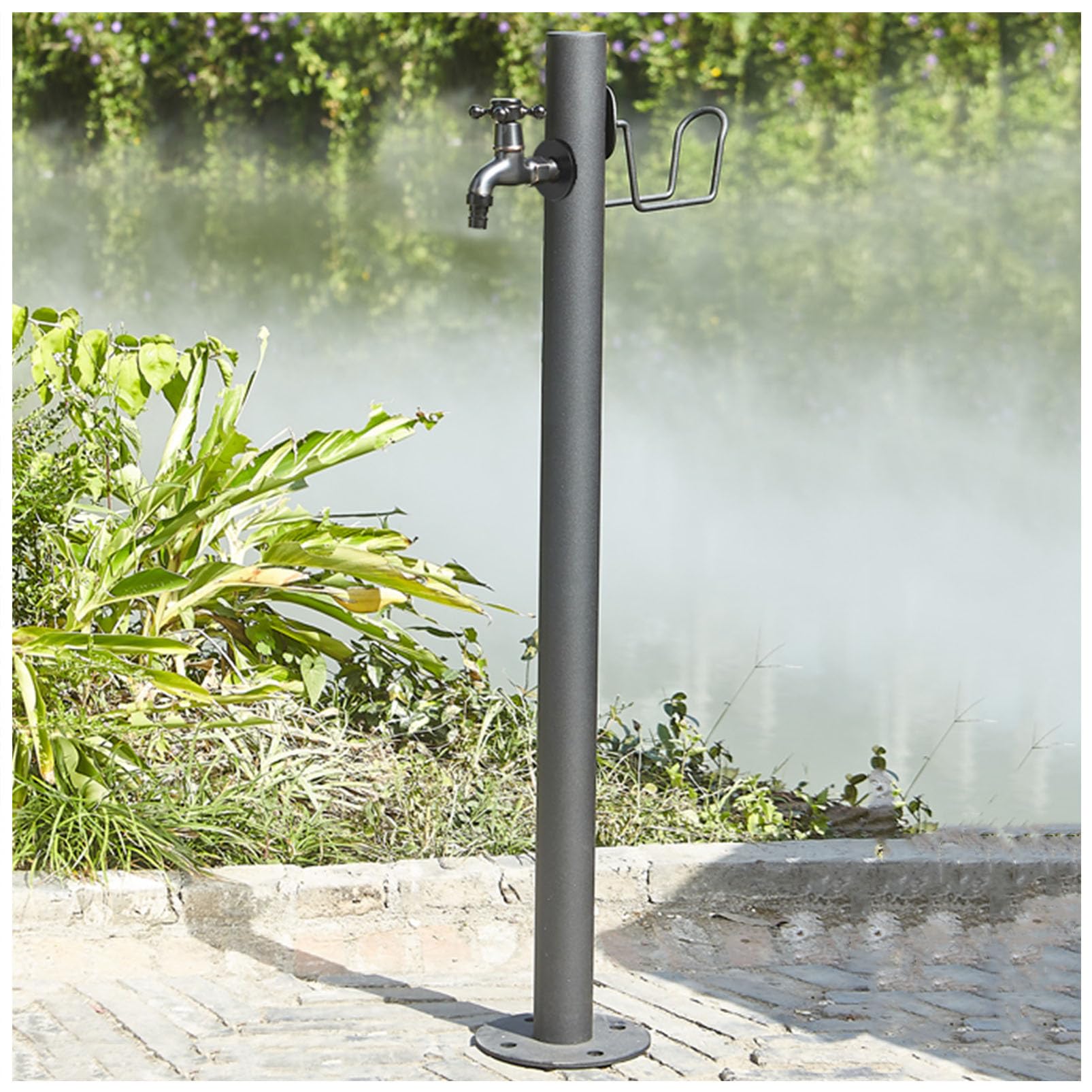 Xbtgs Style 2 Outdoor Garden Water Column With Faucet, Antifreeze Hydrant, Patio Water Dispenser, Watering Station With Fountain, -13Cm×860Cm, Es,-13Cm×860Cm
