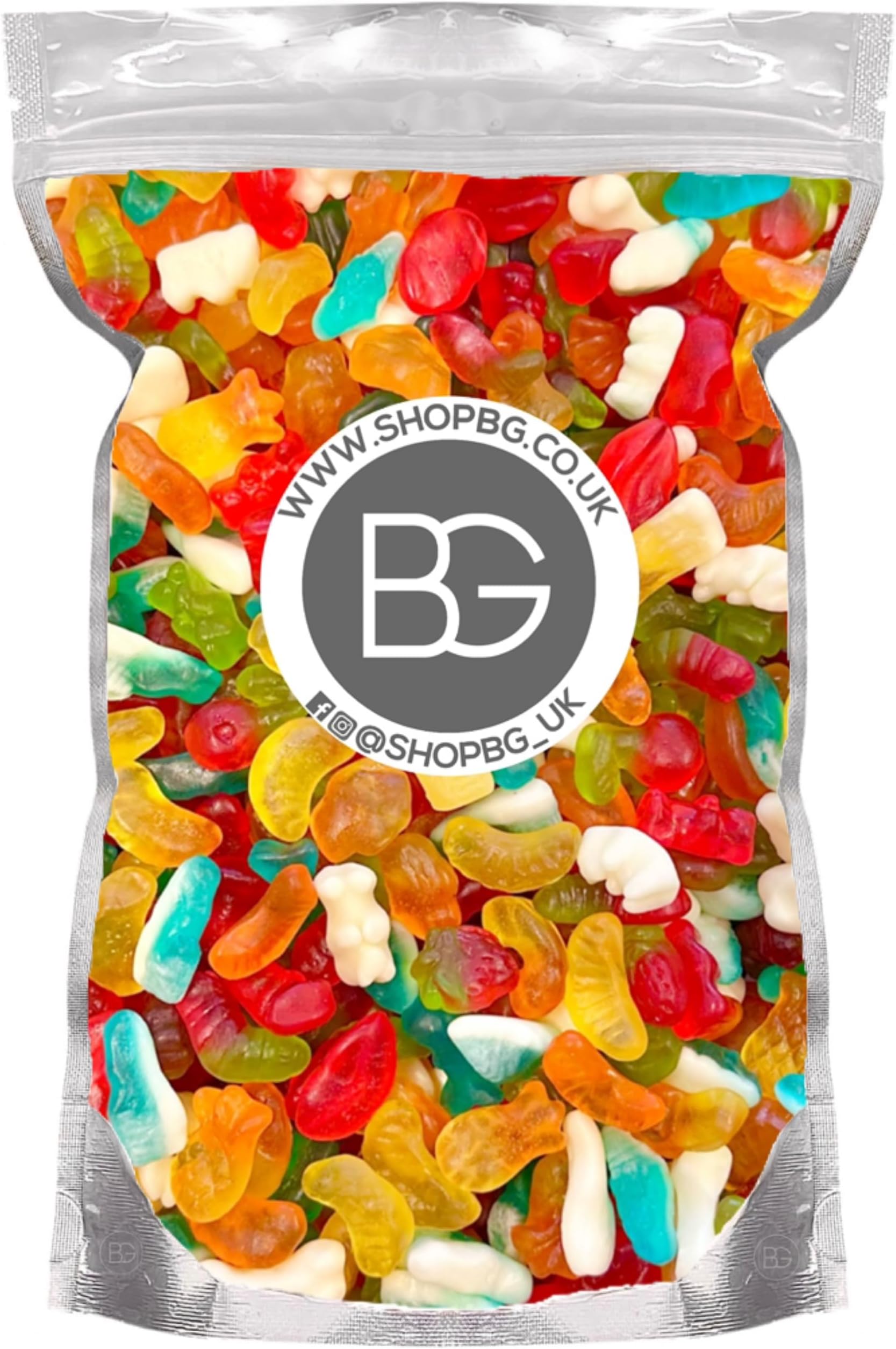 BG Pick & Mix Sweets Candy Pick nMix Choose Your Sweetie Pouch 800g (- Jelly Mix)