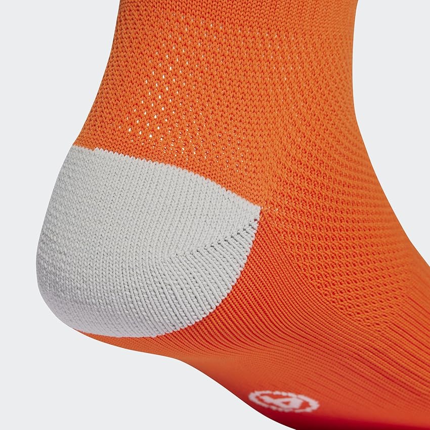 adidas Unisex - Adulto Milano 23 Socks, Team Orange/White, 10.5-12.5