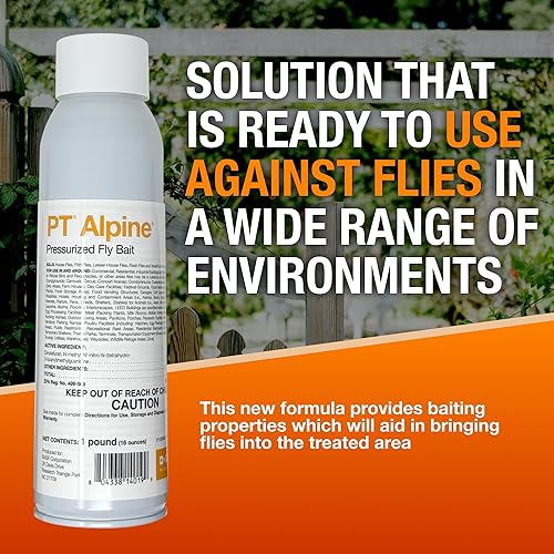 Miniatura 2 de Kit de PPE para control de plagas y PT Alpine Presurizado Fly Bait - Spray de control de moscas de acción rápida para uso en interiores y