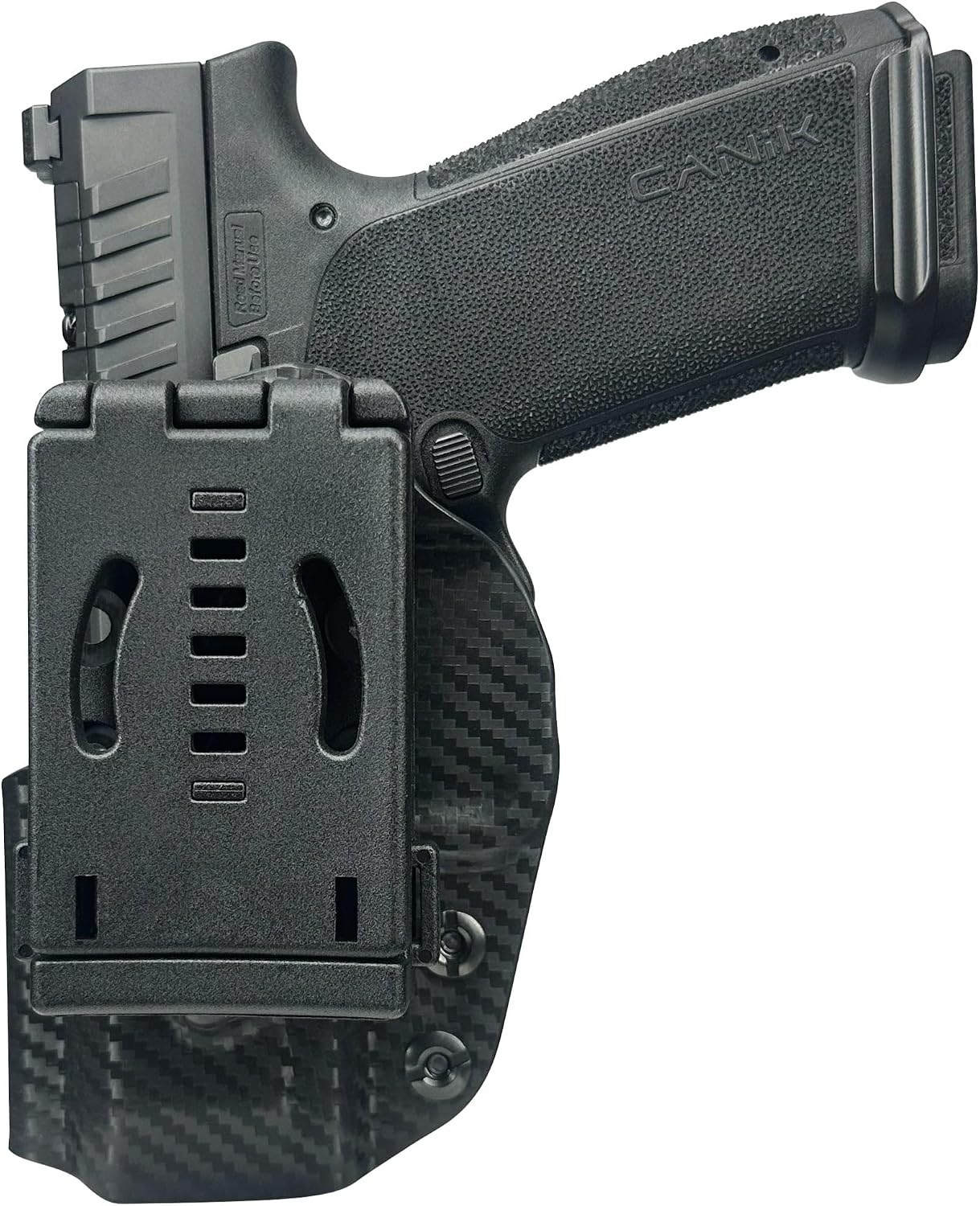 OWB Classic Clip-On Holster Fits Canik Mete MC9 Prime Outside Waistband Carry Gun Holster Kydex American Made Durable Lightweight Carry Gear