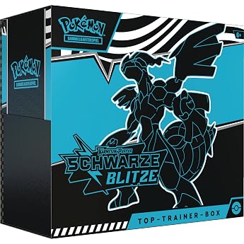 Pok&eacute;mon - Trading Card Game: Top Trainer Box Crimson &amp; Purple - Black Flashes: Zekrom (1 Full Screen Promo Card with Voltolos