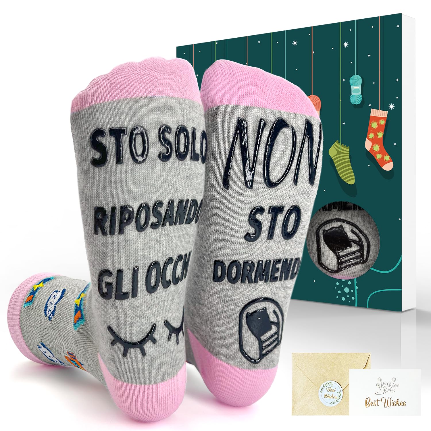 iZoeL Calzini Donna Invernali Calzini Uomo Calzini Divertenti Calzini Natalizi Calzini Termici Calzini Uomo Fantasia Calzini Caldi - Regalo di Natale Capodanno per Adulti Uomo Donne Ragazzo Ragazza