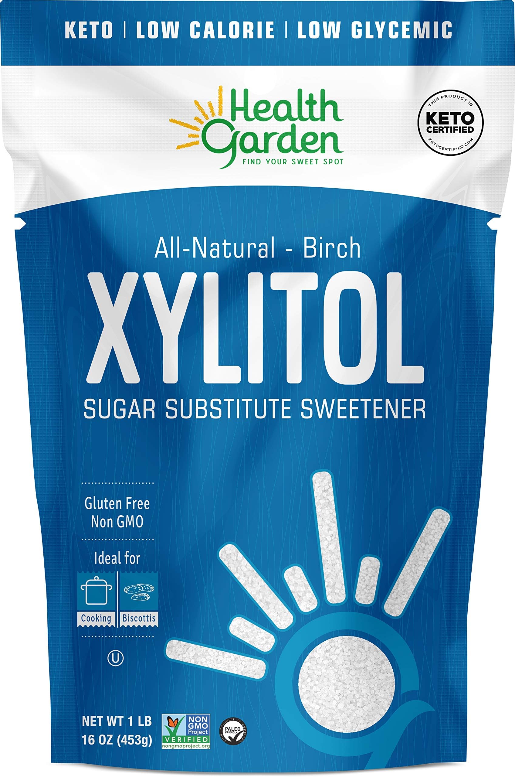 Health Garden Kosher Birch Xylitol 1 Lbs. - Not From Corn