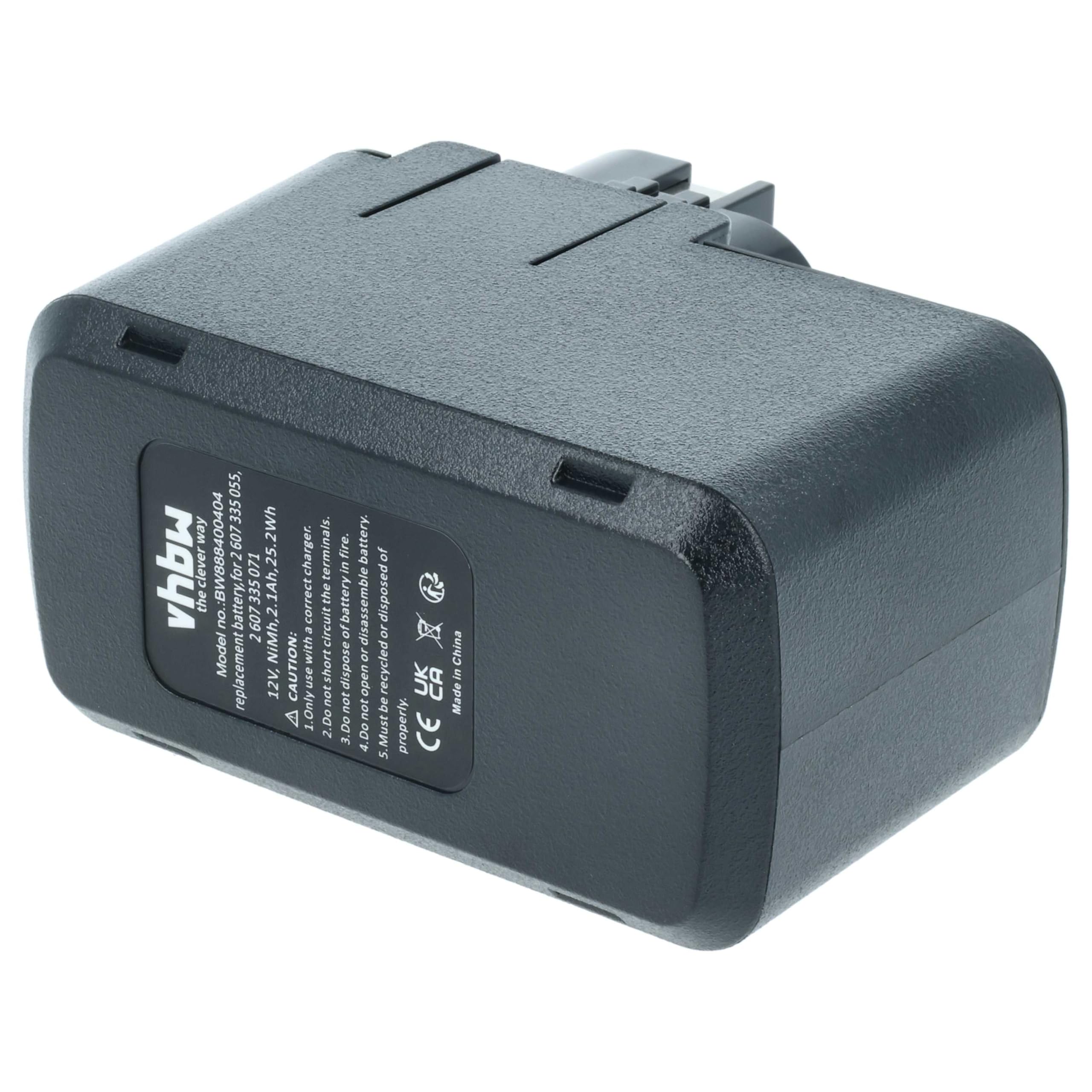 vhbw 2 x akumulator zamienny do Bosch 2 607 335 185