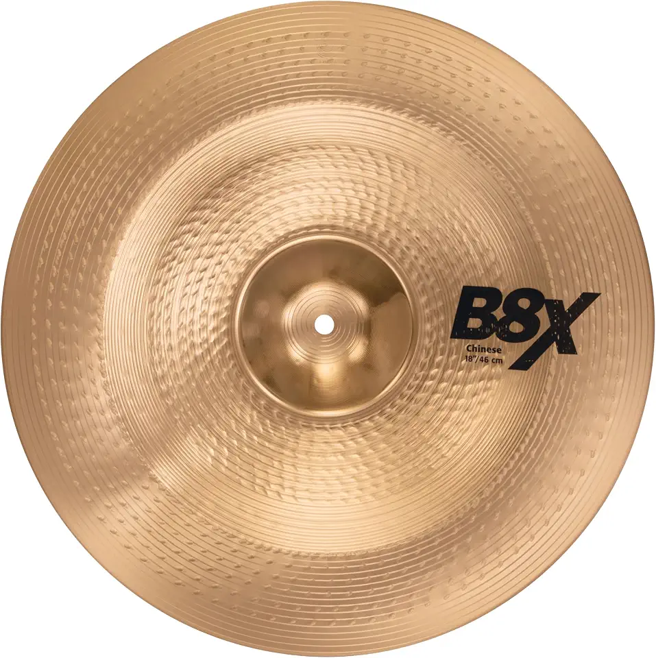 Sabian Prato chinês B8X 45,72 cm, latão, 45,72 cm (41816X)