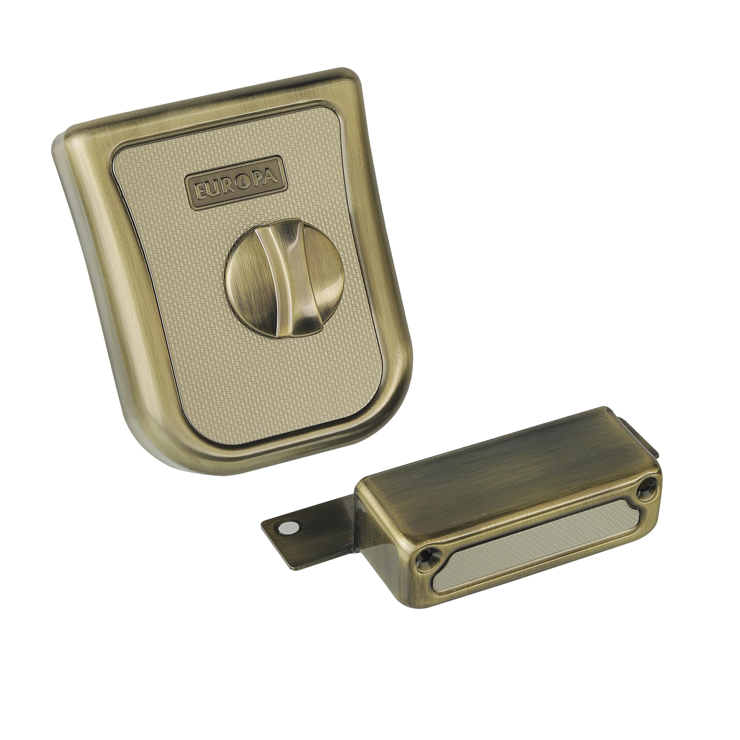 noix♡ Europa N311AB Nexen Next - Gen Night Latch, Antique Brass Finish