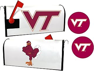 R and R Imports Virginia Polytechnic Institute VT Hokies Magnetic Mailbox Cover & Sticker Set