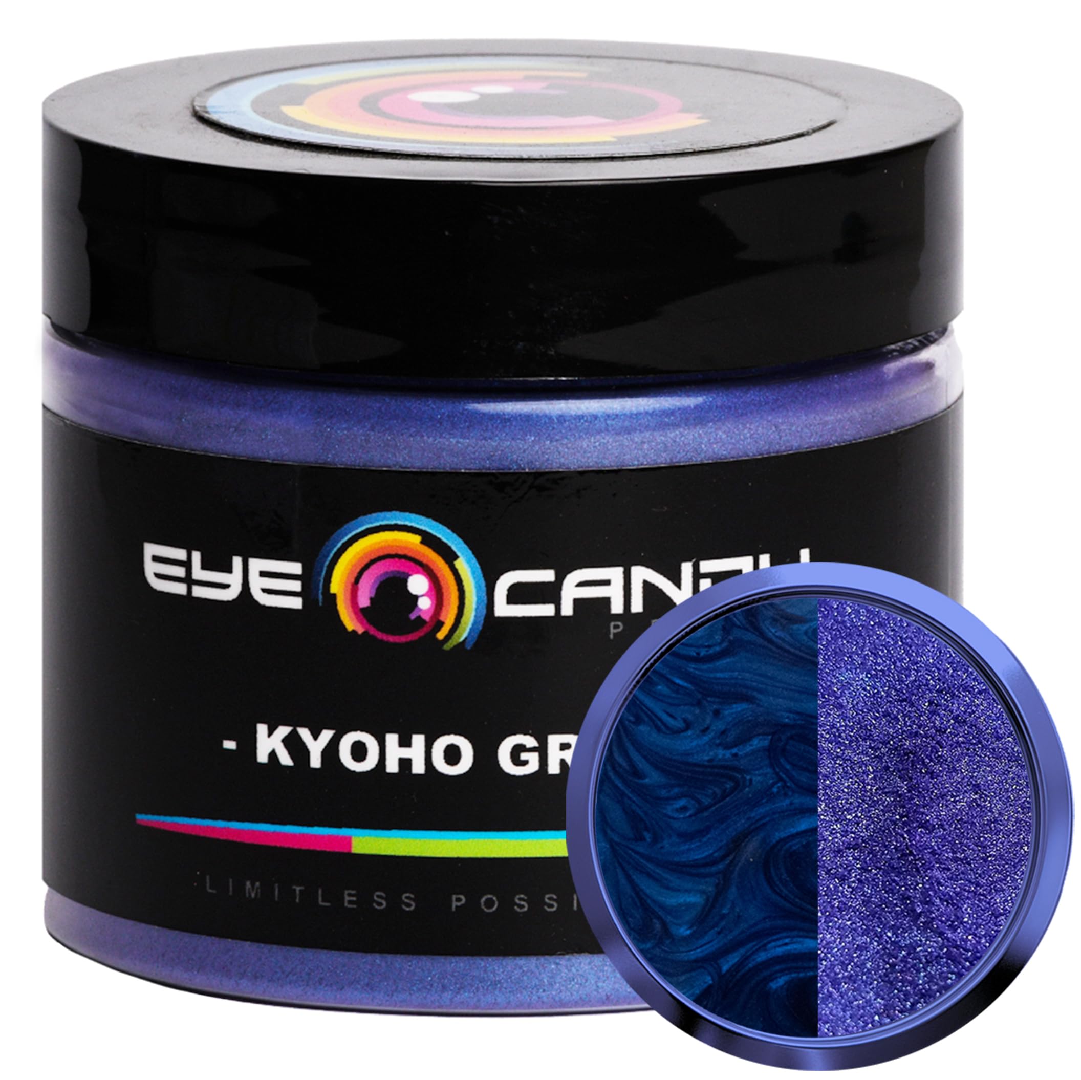 Eye Candy Premium Mica Powder Pigment “Kyoho Grape” (50g) Multipurpose DIY Arts and Crafts Additive | Woodworking, Epoxy, Resin, Paint, Soap, Bath