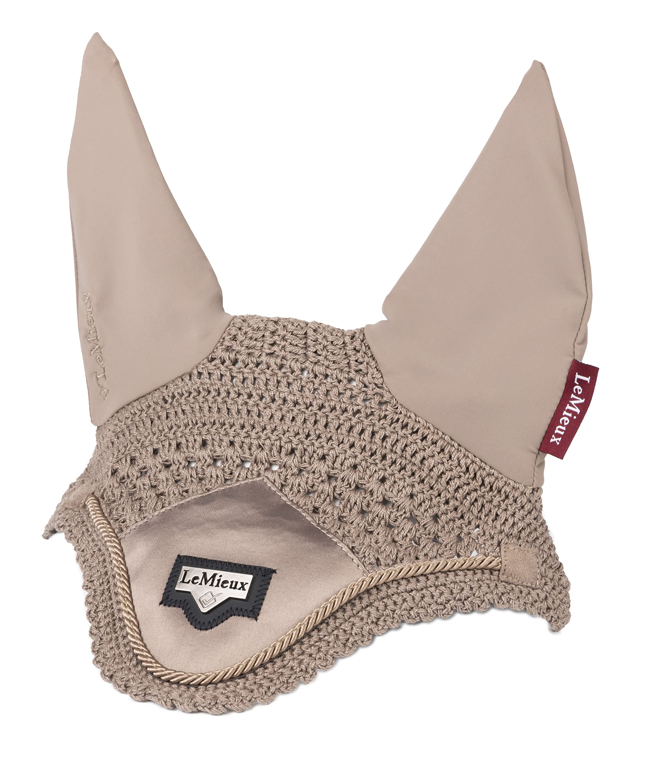 LeMieux Junior Loire Fly Hood with Soft Lycra Ears - Close Knit Crochet - Comfortable Fit Equestrian Mask - Sport Horse Wear — view 10