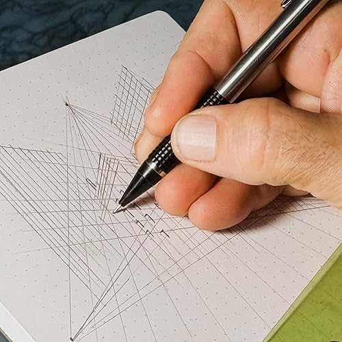 Miniatura 6 de Notsu Bloc de notas de escritorio rayado, paquete de 2 almohadillas de mouse minimalistas a rayas con papel grueso de primera calidad, pequeño 5.5 x