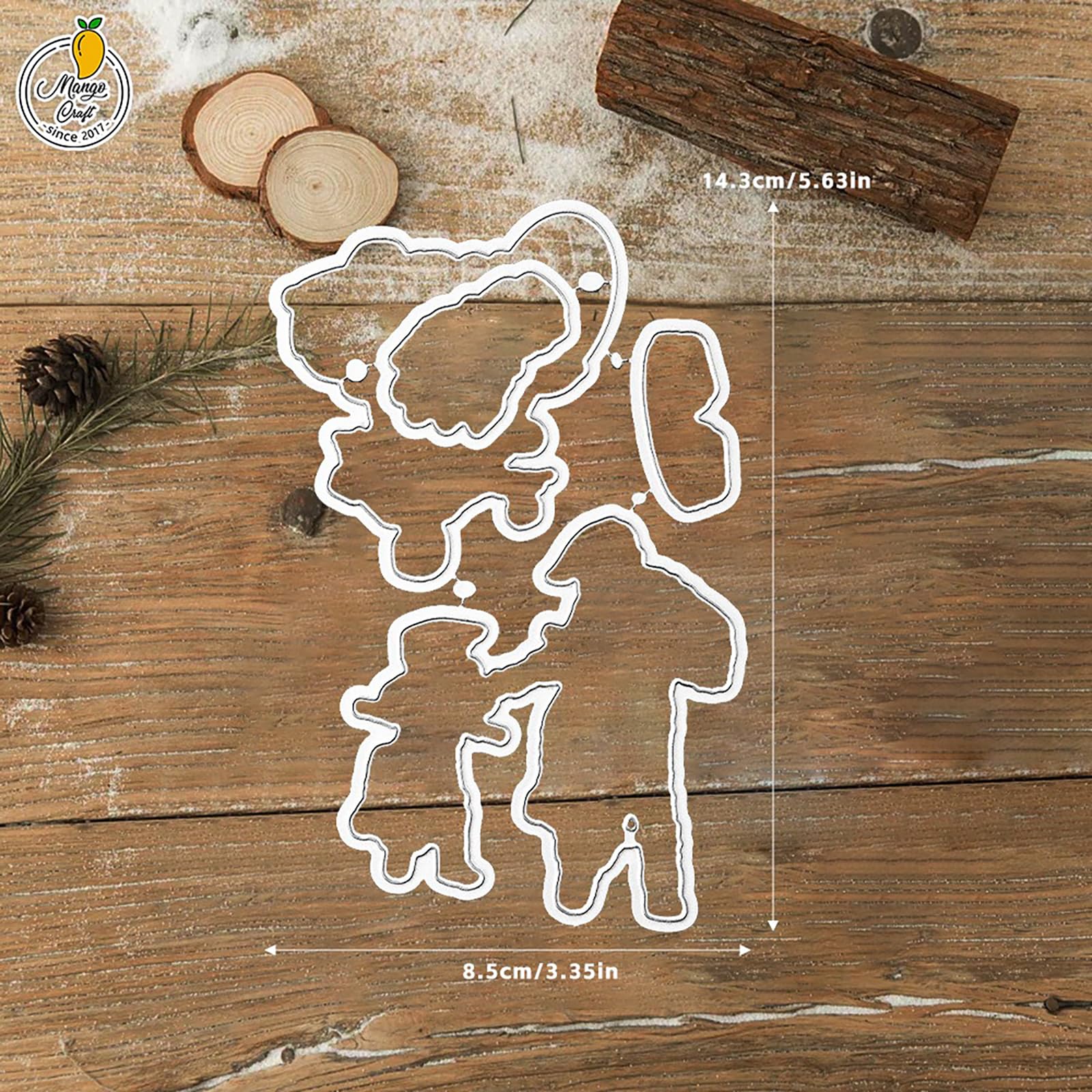Alxjejo Cutting Dies and Stamps Set 2024-2025-2026,Stamps and die for Card Making for DIY Birthdays Thanksgiving Day - Image 4