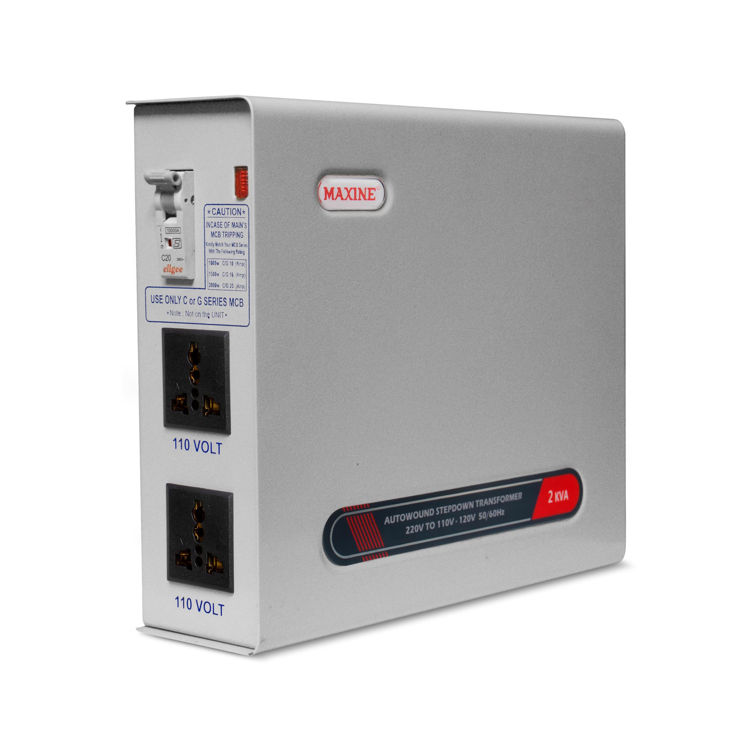 maxine 2000 Watt 220v to 110v (Mark II) Step Down Voltage Converter for US Appliances Used in India Step Down Transformer for US Device 110v Voltage Converter-picture-27