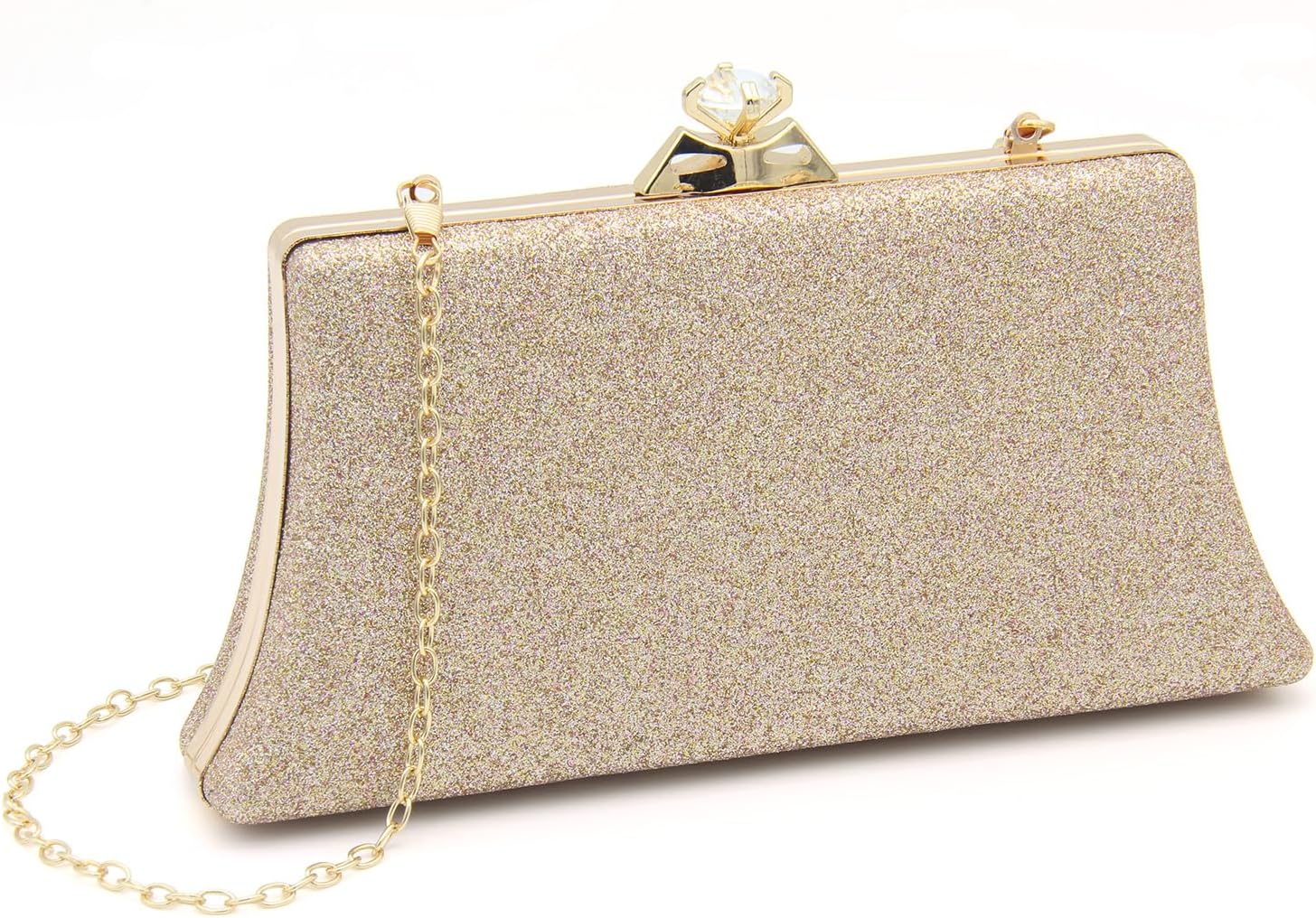 Sparkly Clutch Purses for Women, Evening Bag with Chain,Crystal Shoulder Bags for P...