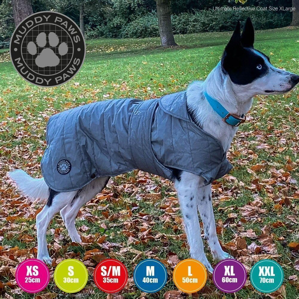 Ancol Ultimate Reflective Dog Coat X Large, Silver, 60 x 72-88cm - Image 3